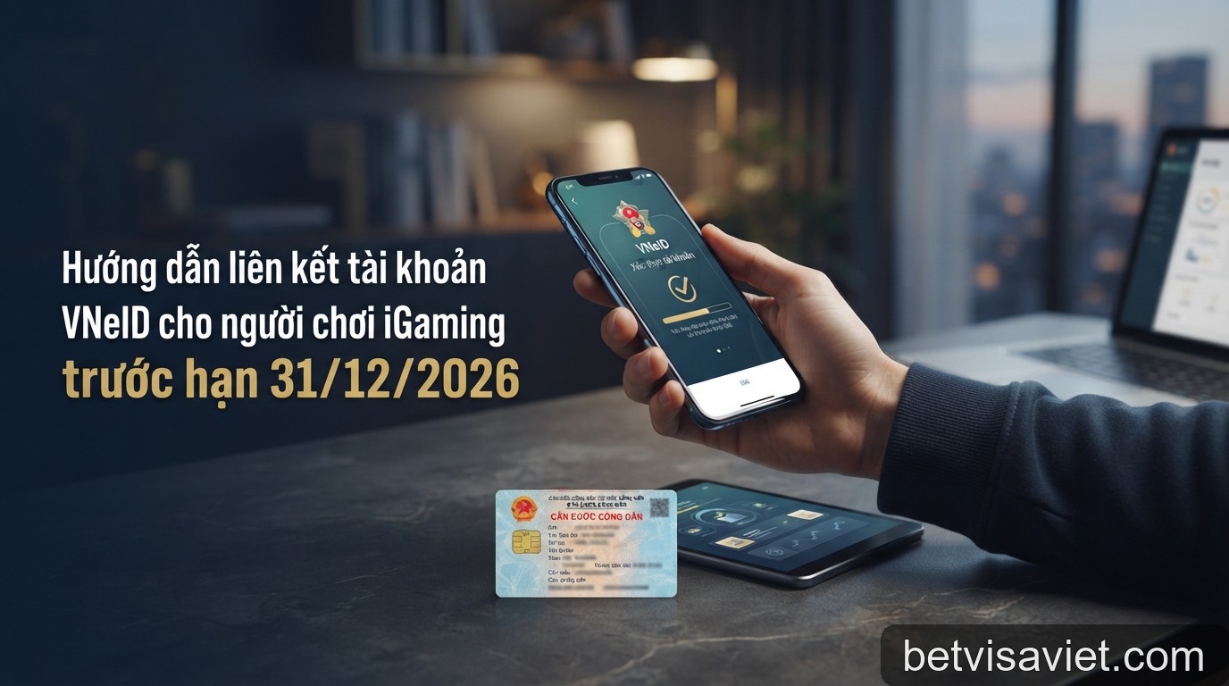 Hướng dẫn liên kết tài khoản VNeID cho người chơi iGaming trước hạn 31/12/2026